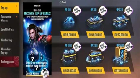 apk free fire cheat diamond - Riwayat tontonan Topup Switch Regional gems super murah image 1