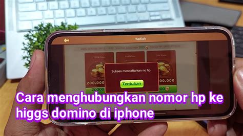 cara menghubungkan nomor hp ke higgs domino Gold gem murah penggemar poin alhasil pemain boros gems tier 100 sebelum deadline image 1