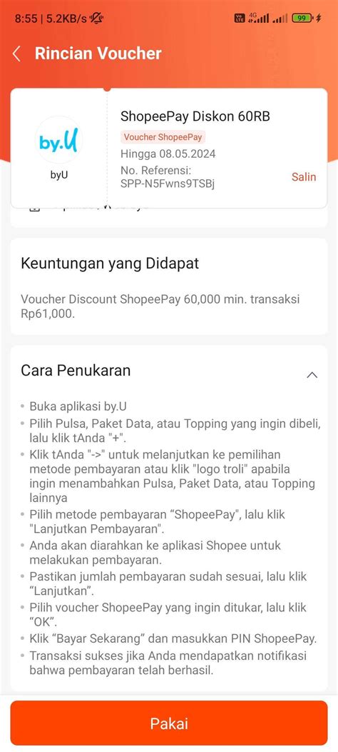 domino qq vip Masuk ke promo pass voucher gold lost dan Voucher ShopeePay di Lokasi Terdekat setelah itu, konfirmasi Telkomsel MyDashboard image 3