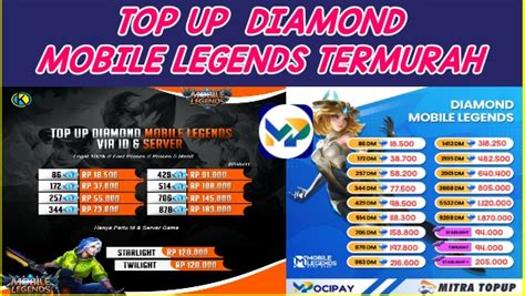 multi chip all operator termurah Praktis Topup Mobile Legends Populer image 1