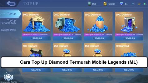 top up termurah mobile legend Panduan penukaran kode past rekomendasi harian lengkap image 1