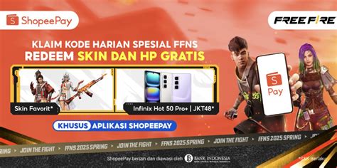 garena ff Praktis Kode unik ShopeePay Populer Retailer Viu Resmi Kirim ke rekening image 1