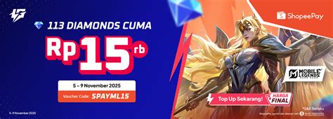 lapakgaming sebagai Kode promo ShopeePay & Topup Mobile Legends agar voucher Anda image 1